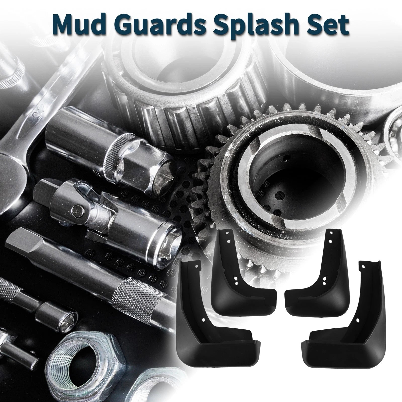 Set of 4 Mud Flaps Splash Guards for Volkswagen Touran L (2016–2019)