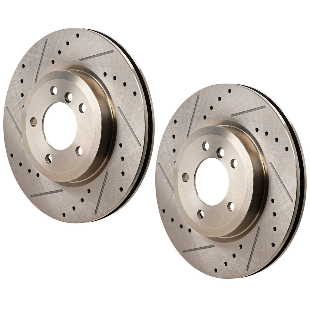 Front Brake Disc Rotors for BMW Z4 E86, 330Ci, 330xi, 330i (2003–2008)