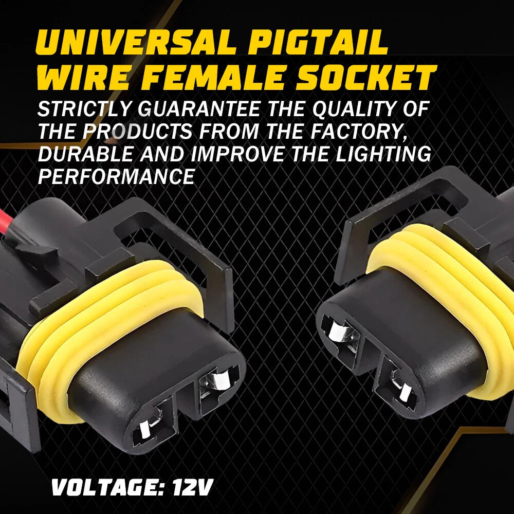 H11 Headlight Low Beam Socket Connector Plug for