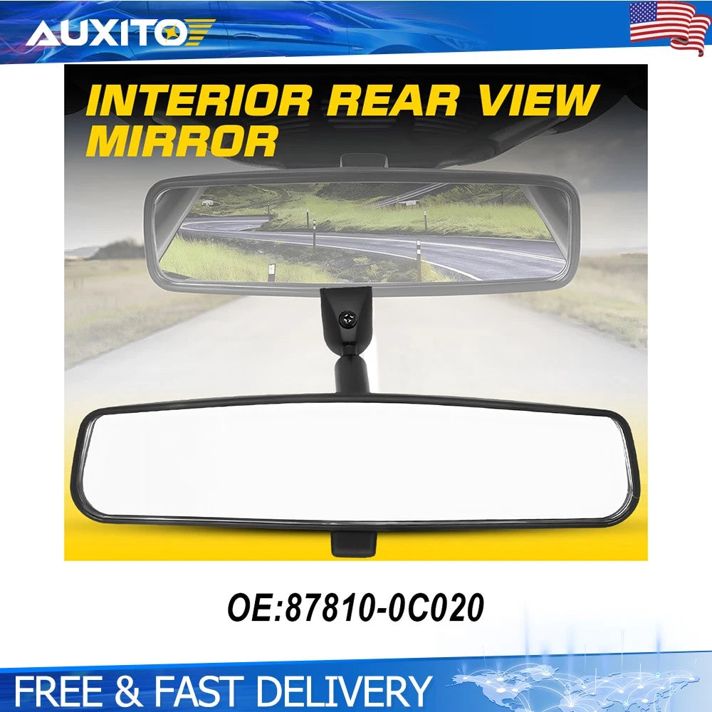 Rear View Mirror for Toyota Tundra (2003–2009) Black Interior