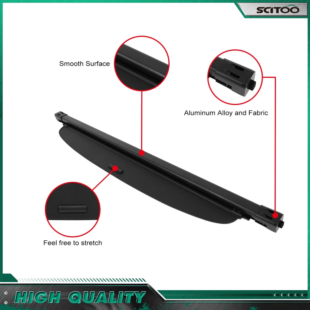 Retractable Cargo Cover for Jeep Grand Cherokee (2006–2010)