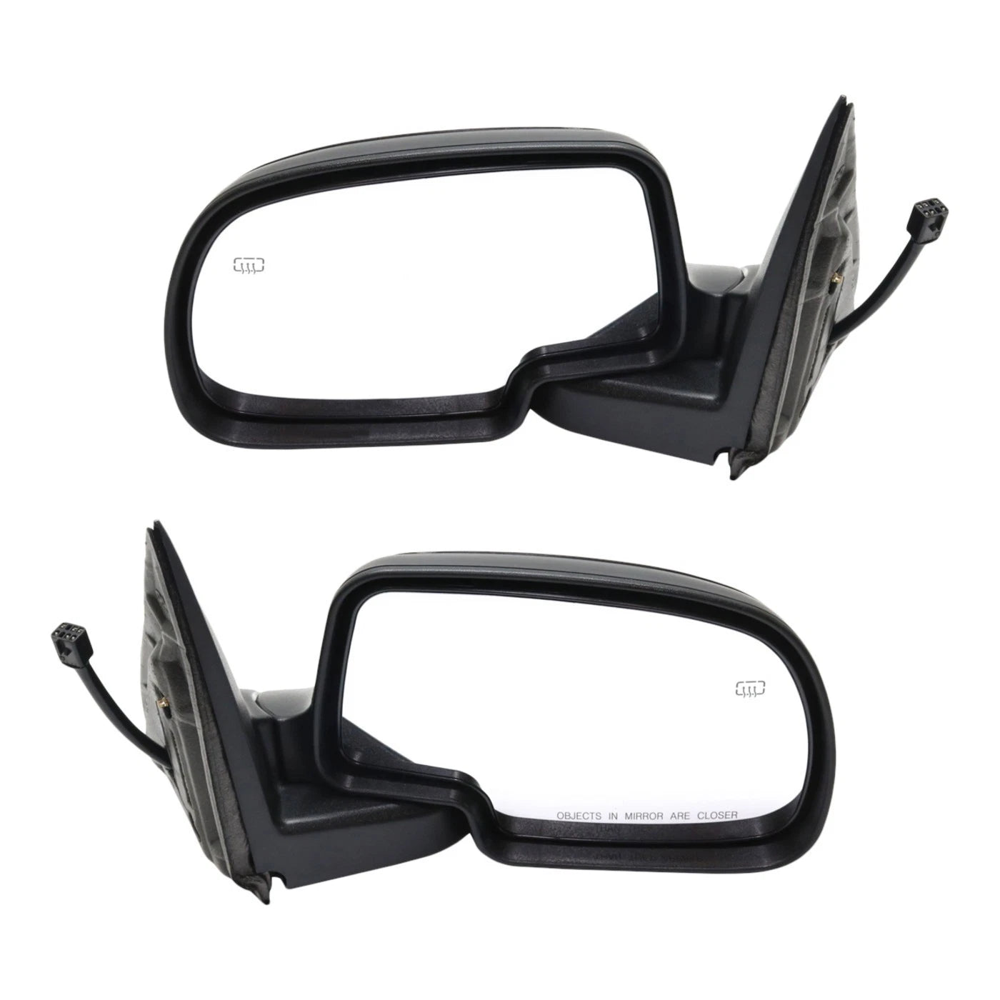 Power Heated Side View Mirrors Pair for Chevy GMC (2000–2002)