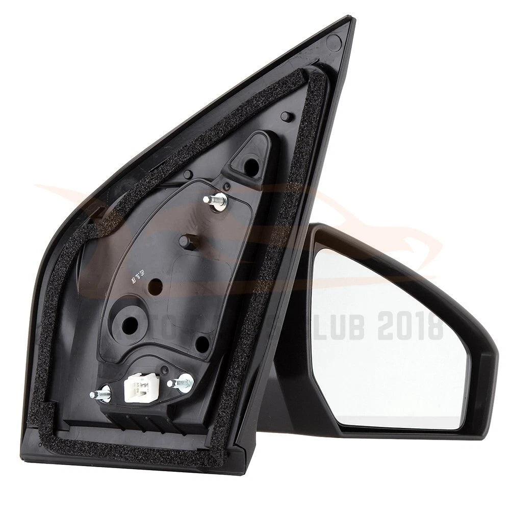 Set of 2 Non-Fold Towing Mirrors for Nissan Sentra (2007–2012) Black