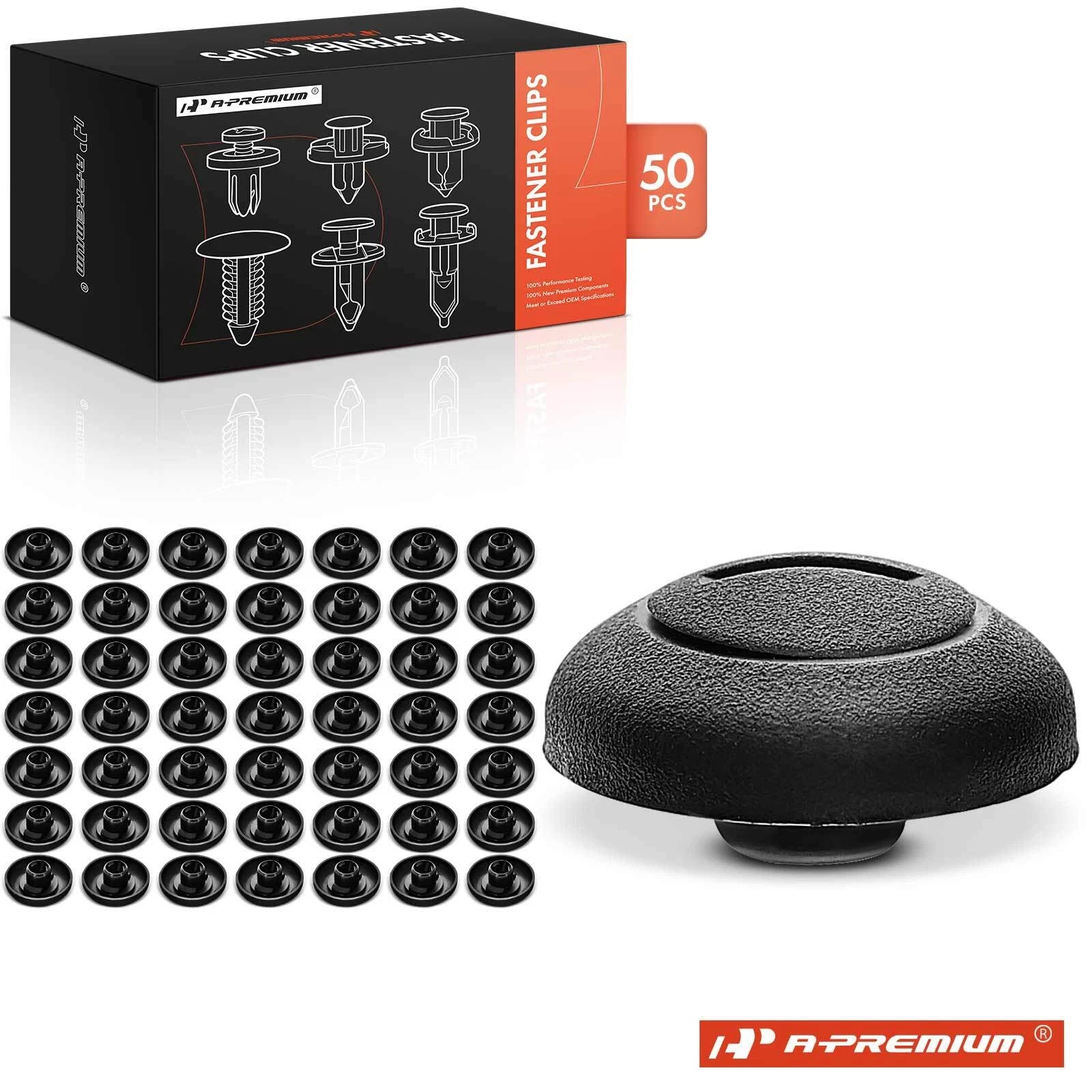 50x Nylon Fender Liner Nut Grommet for Hyundai Kia 