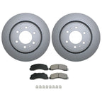 Front Brake Kit 350mm Rotors Akebono Ceramic Pads for Expedition F-150 (1997–2023)