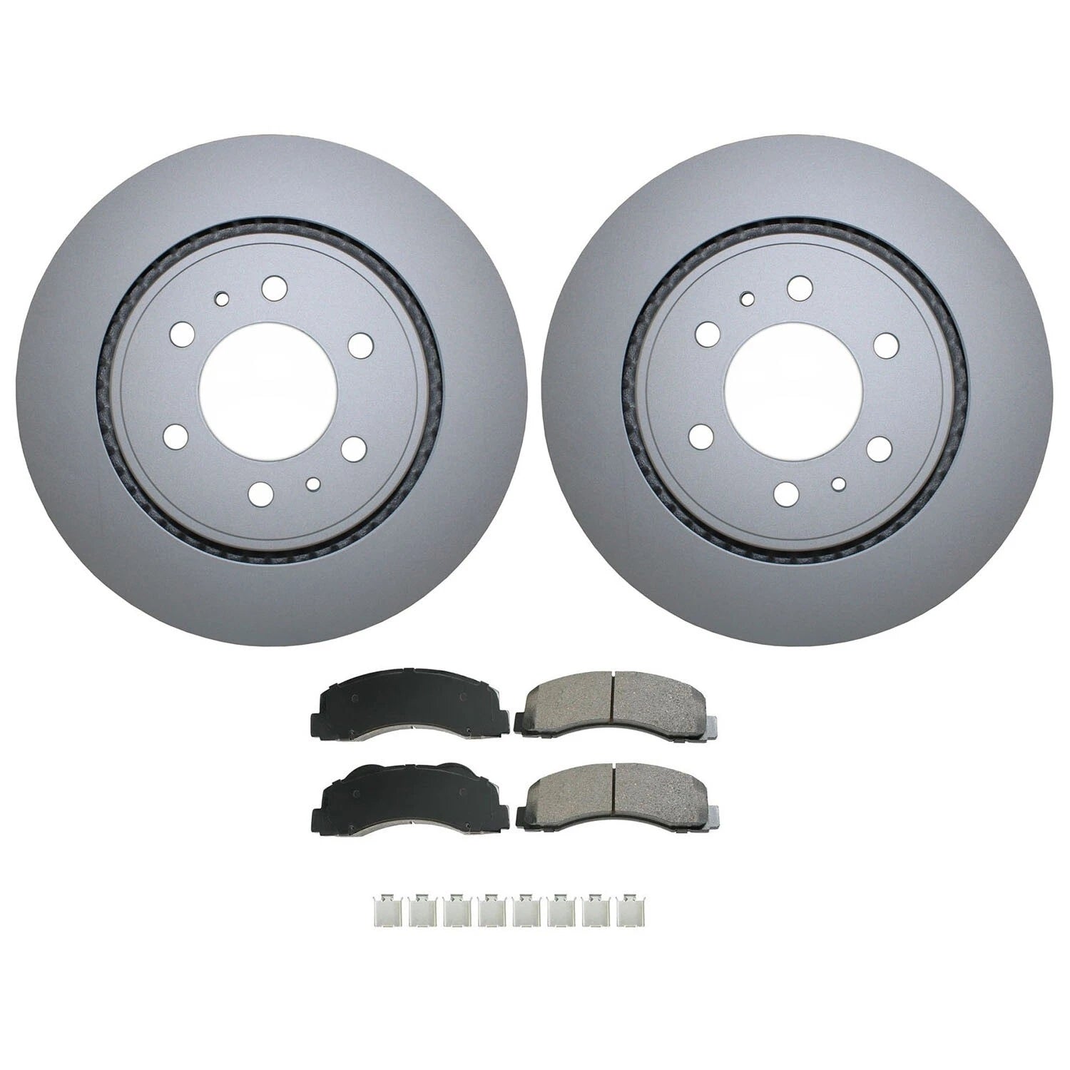 Front Brake Kit 350mm Rotors Akebono Ceramic Pads for Expedition F-150 (1997–2023)