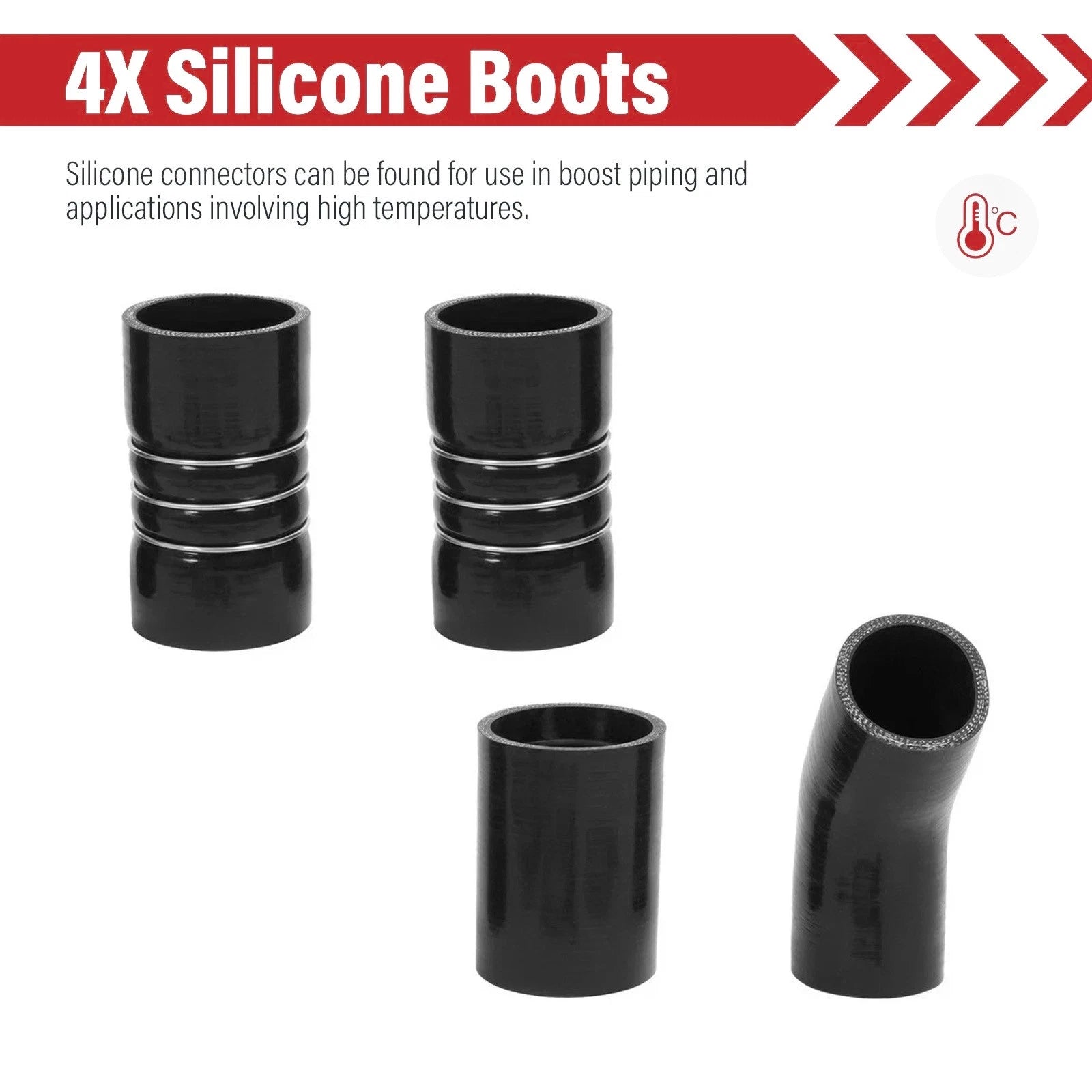 Turbo Intercooler Pipe & Boot Kit for Ford F250/F350/Excursion (2003–2007)