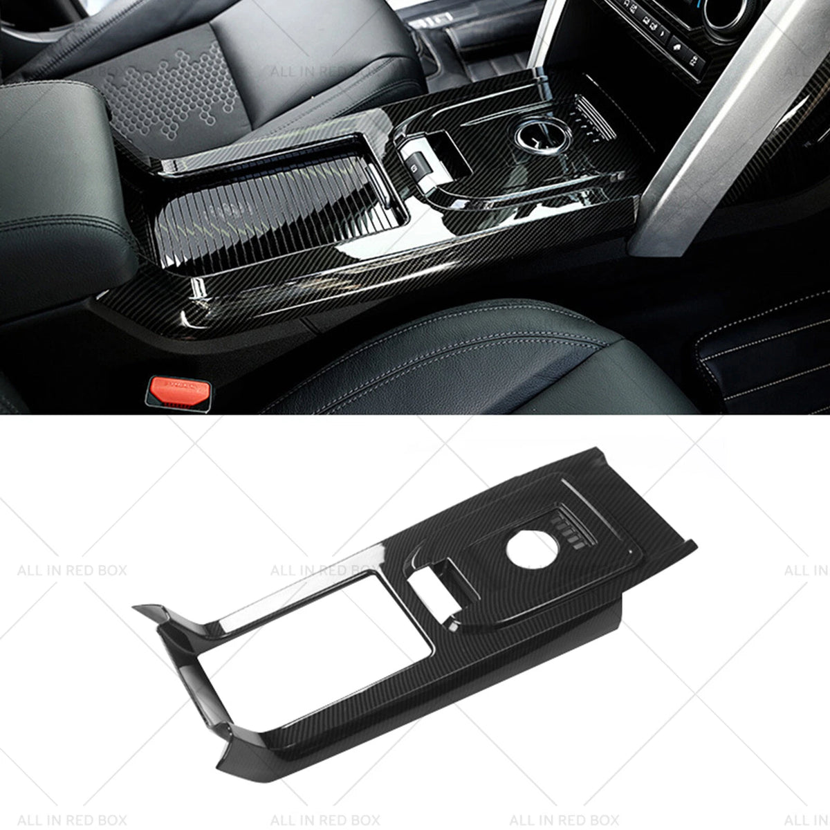 Centre Console Trim for Land Rover Discovery Sport (2015–2018) Carbon Fiber