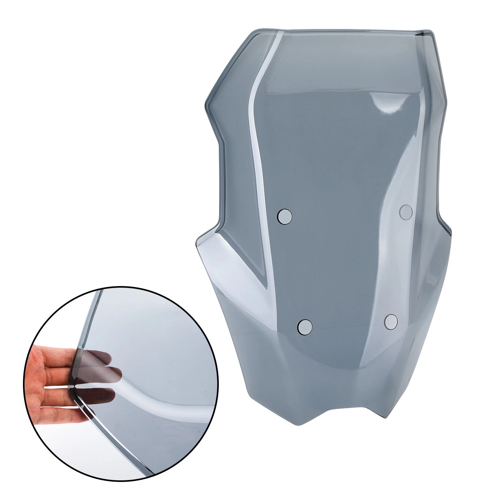 ABS Plastic Windshield for BMW C400X (2018–2021) Gray