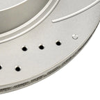 2x Rear Drilled & Slotted Brake Rotors for Nissan Pathfinder (2004–2012)