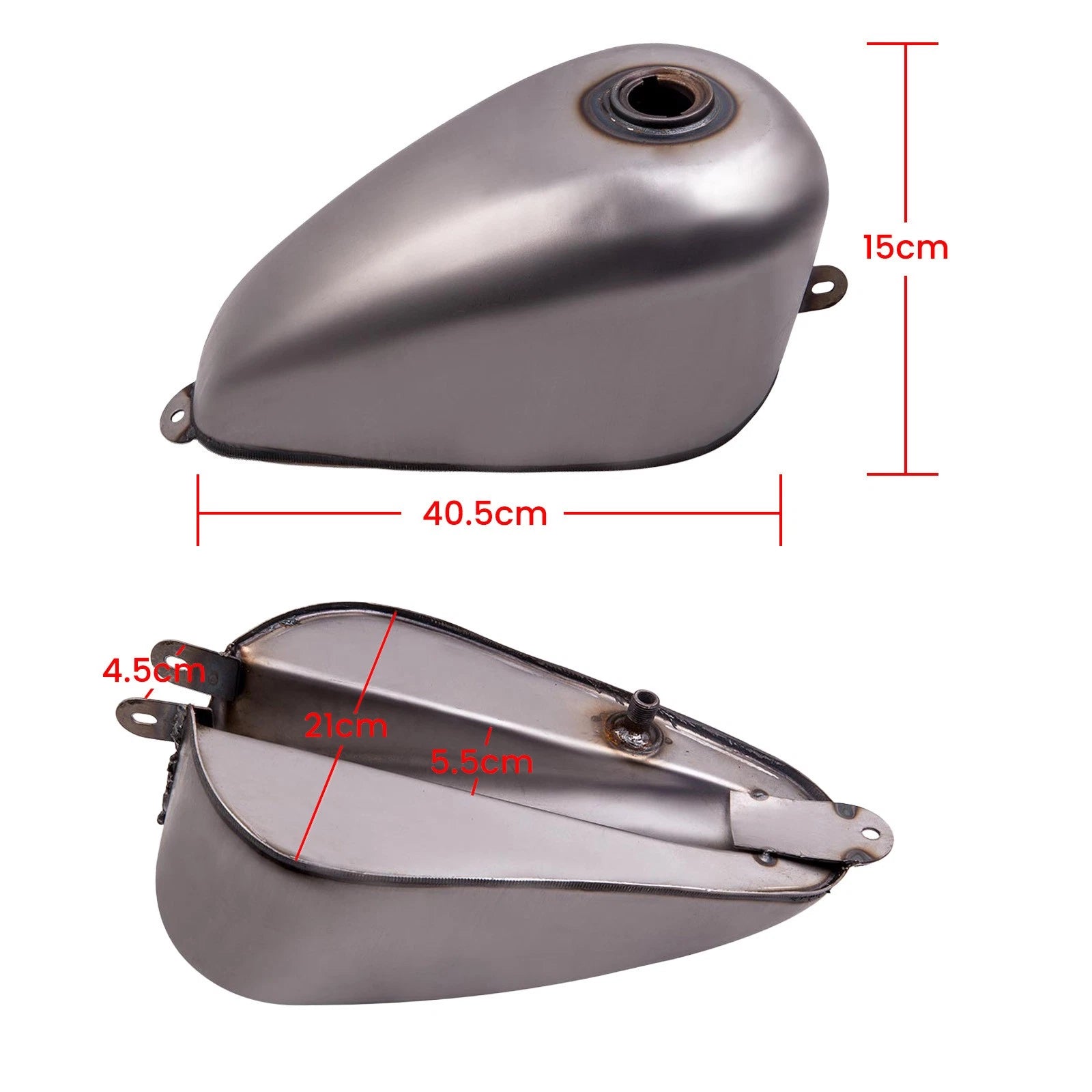 1.5 Gallon Gas Fuel Tank for Harley Sportster Ironhead Bobber (1955–1978)