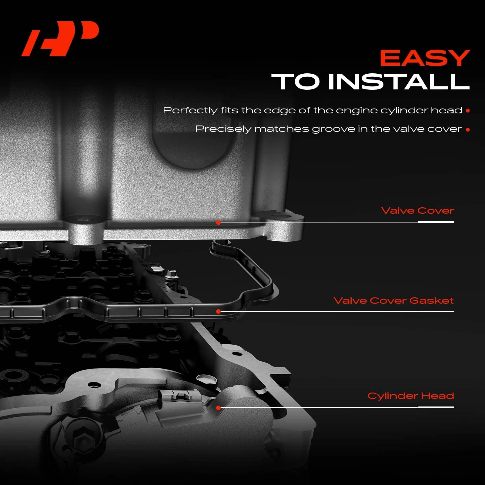 Engine Valve Cover Gasket Set for Ford Taurus (1991–2007) Ranger (1991–2008)