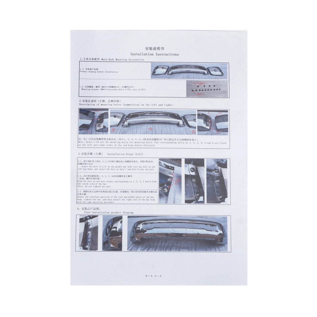 Chrome Front Bumper Face Bar for RAM 2500 3500 (2010â2018)