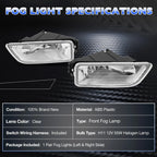 Fog Light Assembly for Honda Accord (2003-2007) with Bulbs & Harness Kit