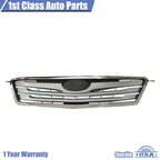 Grille Assembly for Subaru Outback (2010-2012) Silver Textured Gray Insert