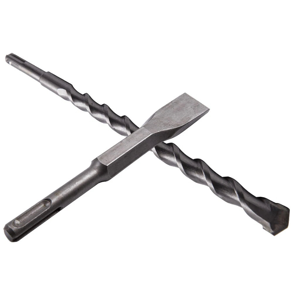 17pcs Hammer Drill Bit Set for SDS Plus Rotary Tools (Concrete)