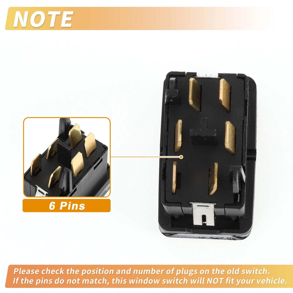 Power Window Switch for Volkswagen Golf II (1983–1992) No. 191959855