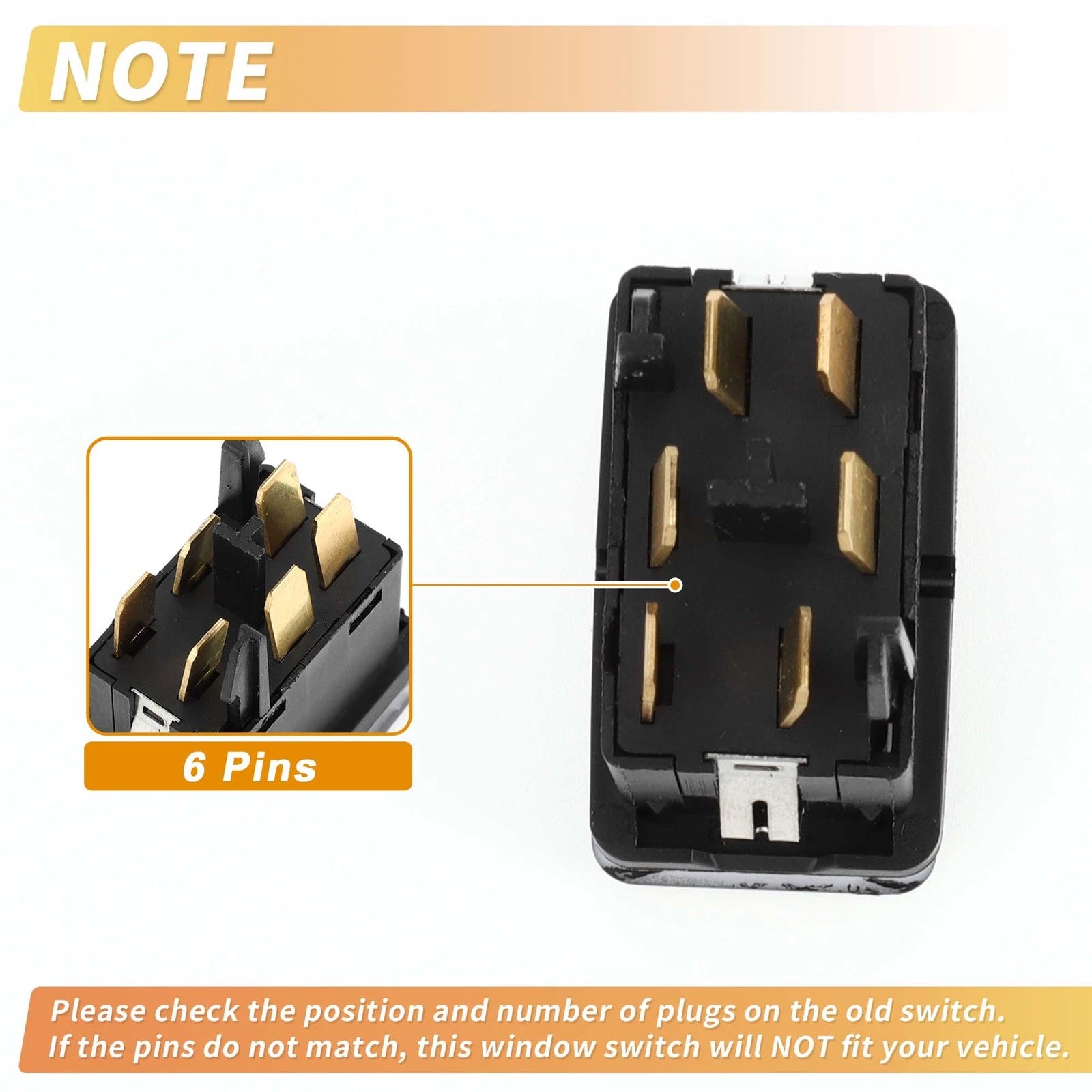 Power Window Switch for Volkswagen Golf II (1983–1992) No. 191959855