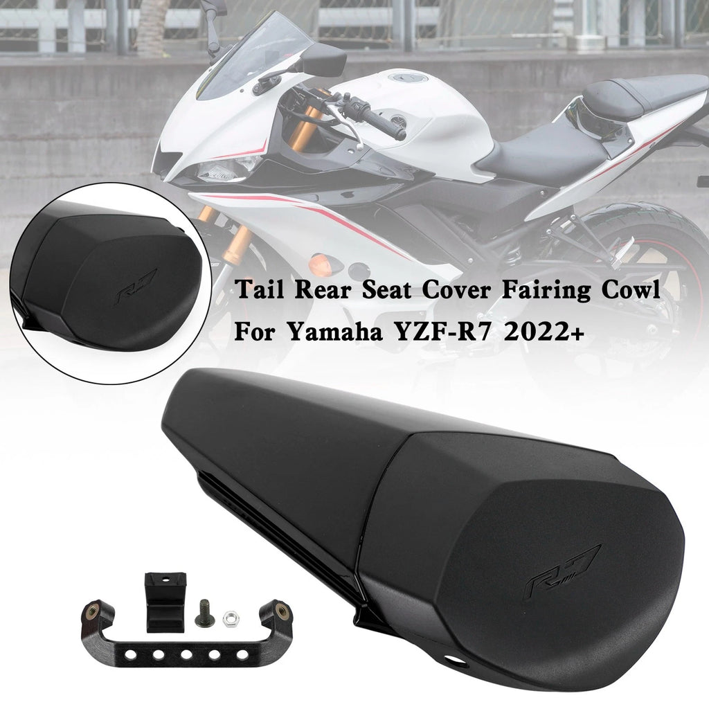 Tail Rear Seat Cover Fairing Cowl for Yamaha YZF-R7 (2022–2025) Black #2