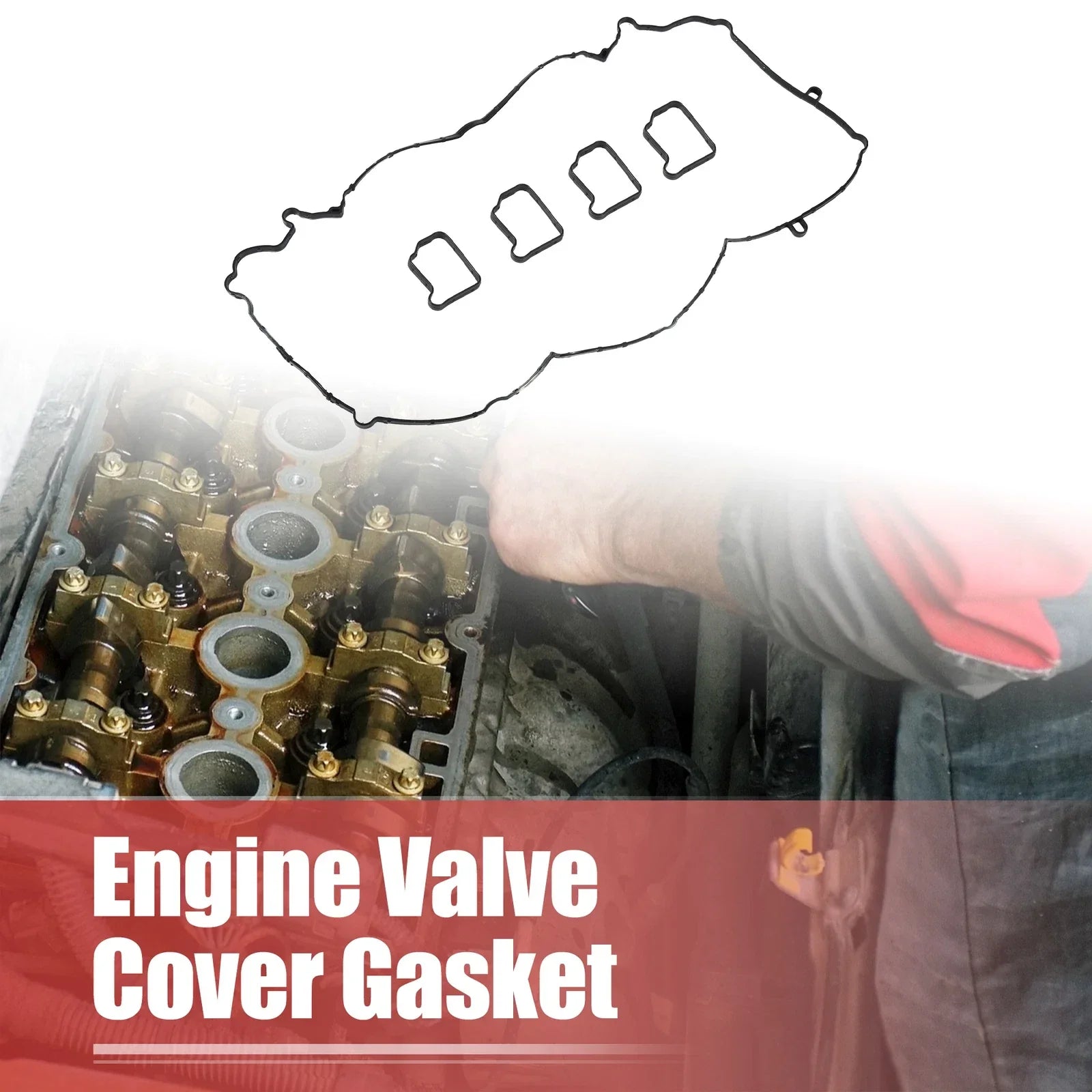 Engine Valve Cover Gasket Set for Mercedes C230 C200 E250 SLK200 (2000-2010)