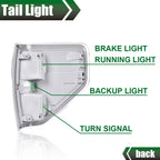Left Driver Side Tail Light for Ford F150 (2009–2014)