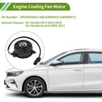 Radiator Fan Motor for Honda CR-V (2010–2014) No. 19030R40A01