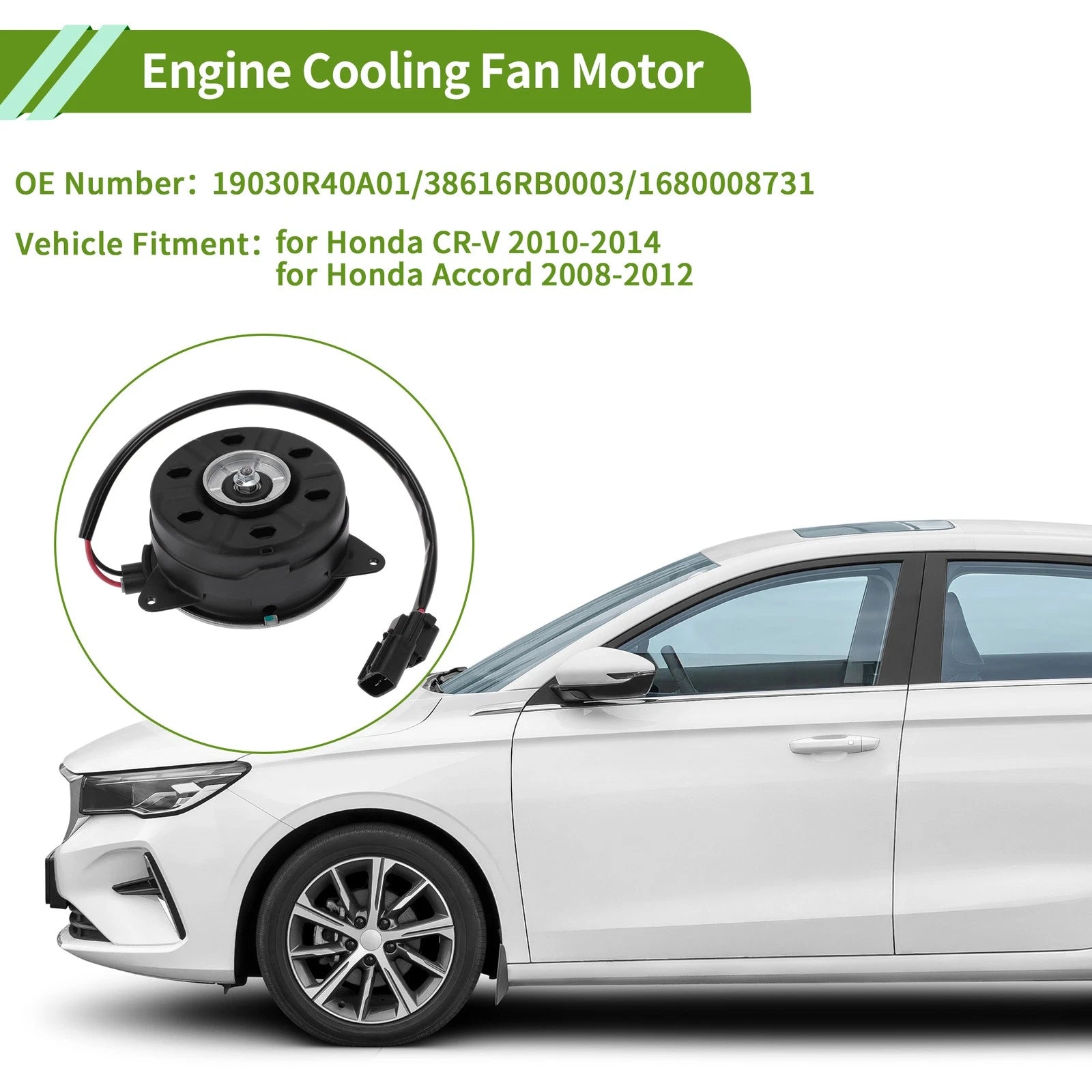 Radiator Fan Motor for Honda CR-V (2010–2014) No. 19030R40A01