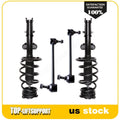 Set of 4 Front Quick Struts and Sway Bar Links for Dodge Grand Caravan