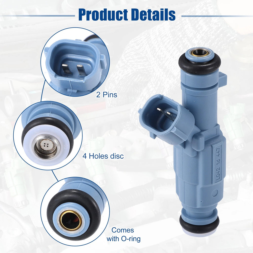 Set of 4 Fuel Injector Nozzles for Hyundai Sonata 2.4L (2010–2015) 35310-2G300