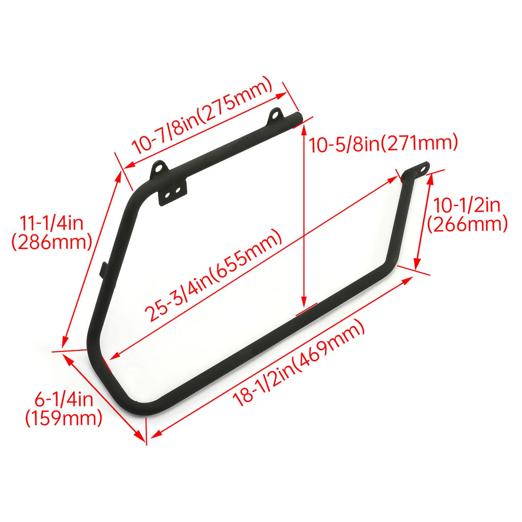 Saddlebag Conversion Brackets for Harley Sportster (2004–2014)