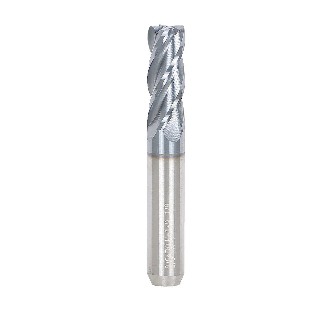 Carbide End Mill Cutter 3/8" Diameter for Milling Machines