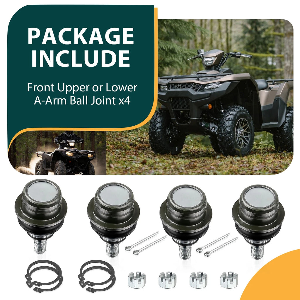 Set of 4 Ball Joints Kit for Suzuki KingQuad LTA450 LTA500 LTA700 LTA750 (2005–2023)