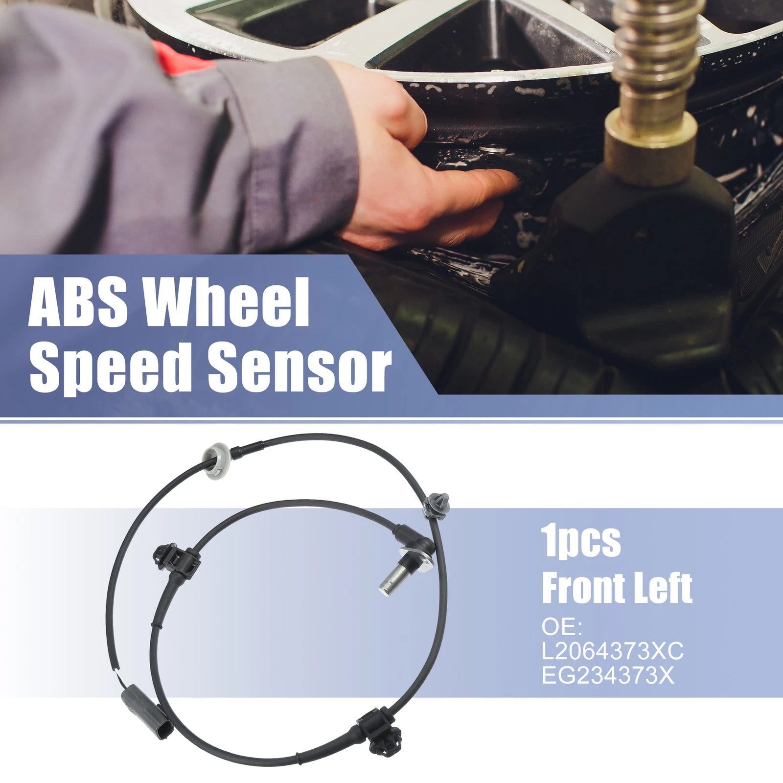 Front Left ABS Sensor No.L2064373XC for Mazda CX-7 (2007–2012)