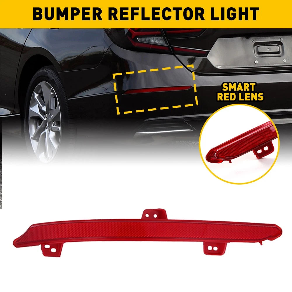 Rear Left Bumper Reflector Side Marker Light Cover for Honda Accord (2018–2022)