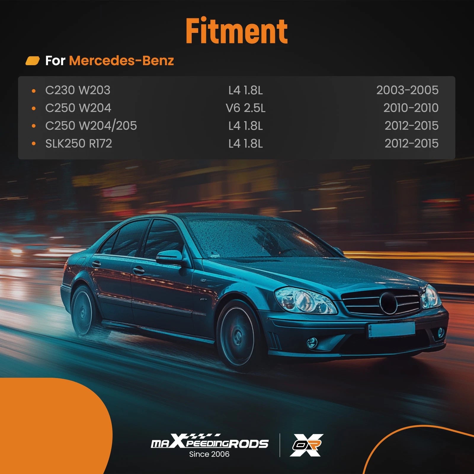 Starter for Mercedes-Benz C-Class (2001-2019)