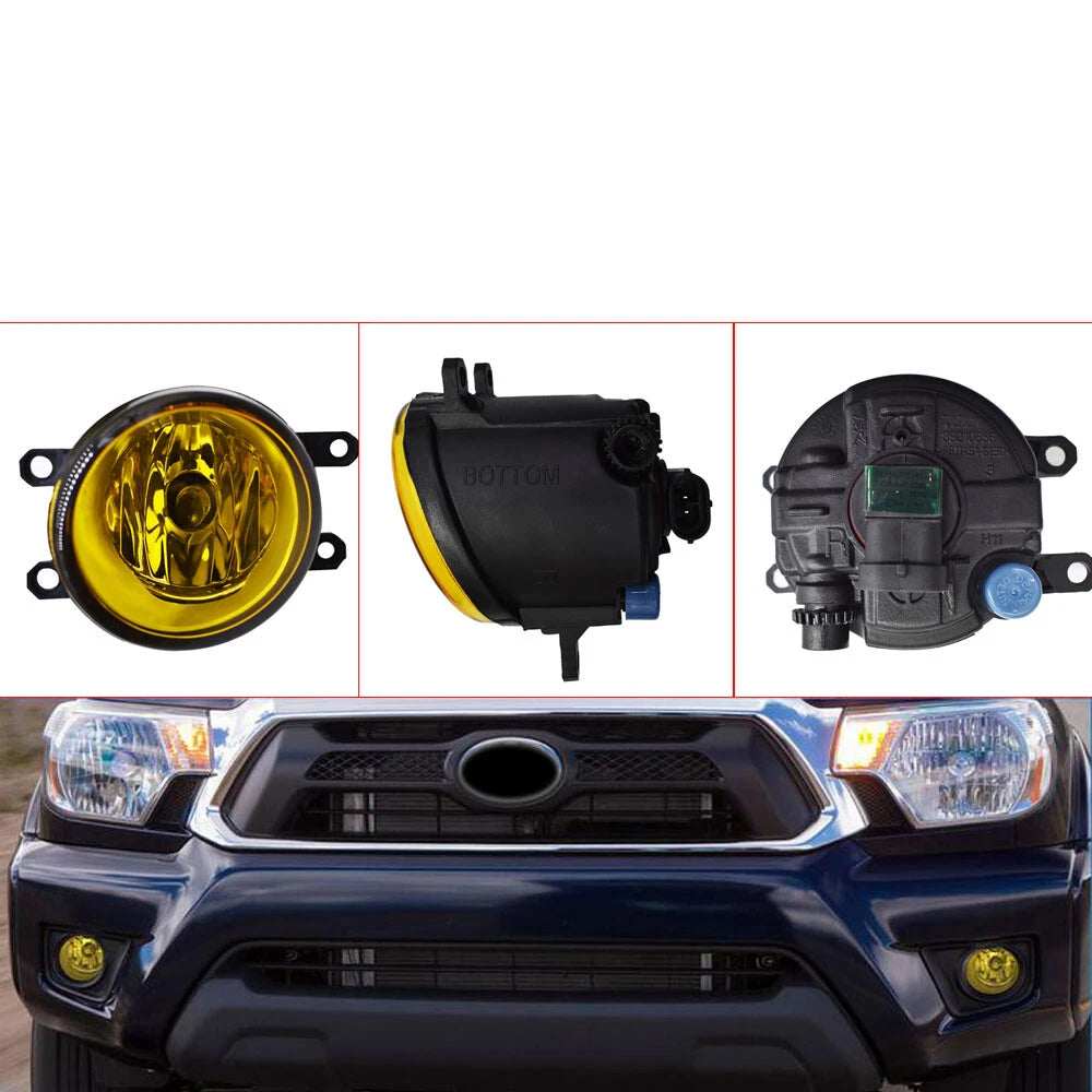 Fog Light Assembly for Toyota Tacoma (2012-2015) Amber Halogen
