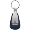 Blue Leather Teardrop Keychain - Officially Licensed for Acura TL