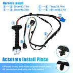 2X Rear Door Harness w/ Connectors 56051931AA for Dodge RAM 1500 2500 3500 (2010–2018)