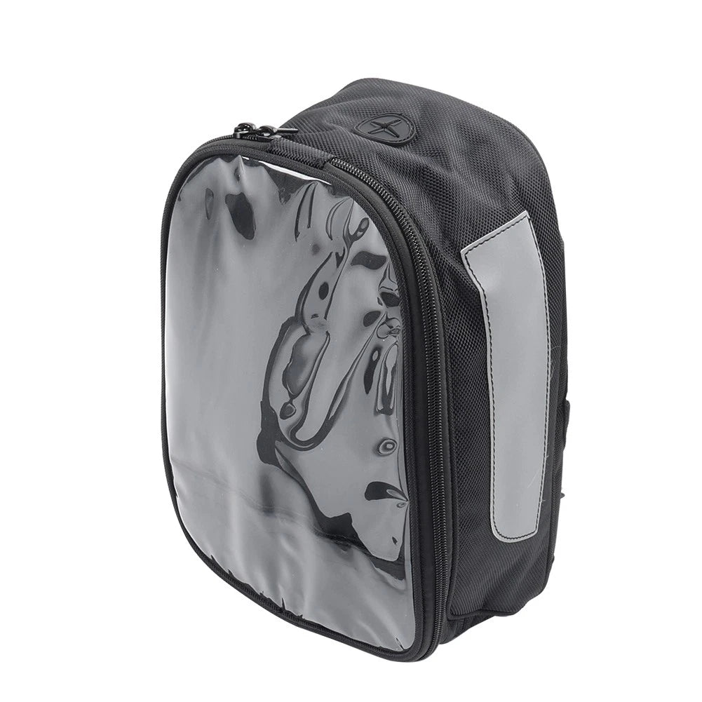 1PC Universal Motorcycle Front Fuel Tank Bag Touchable Navigation Black