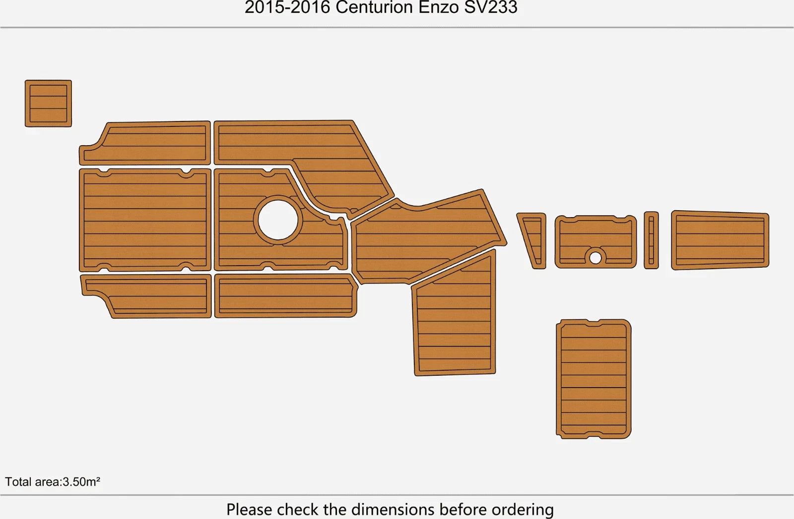 EVA Pad for Centurion Enzo SV233 (2015)