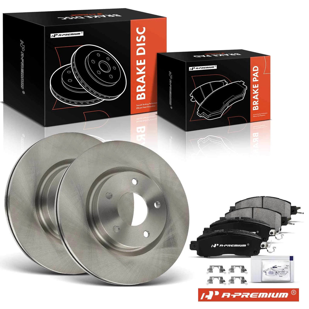 Front Disc Brake Rotors & Ceramic Pads for Nissan Altima (2013–2023)