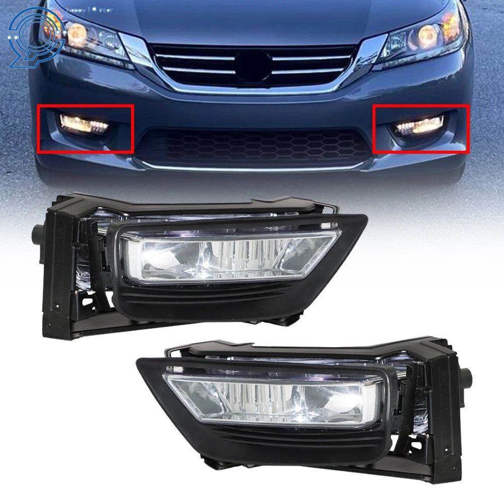 Fog Lights + Switch Kits for Honda Accord Sedan 2013–2015 (Left + Right)