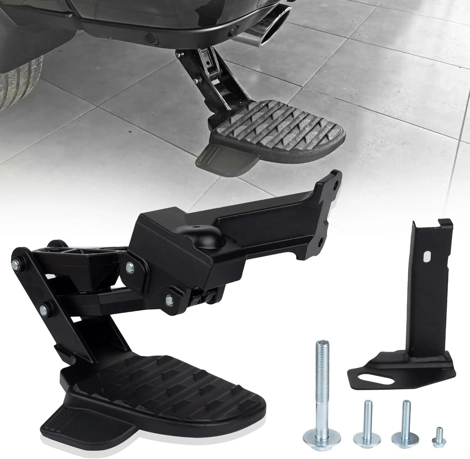 Retractable Rear Bumper Side Bed Step for Ram 2500 3500 (2019–2024) 82215842AH