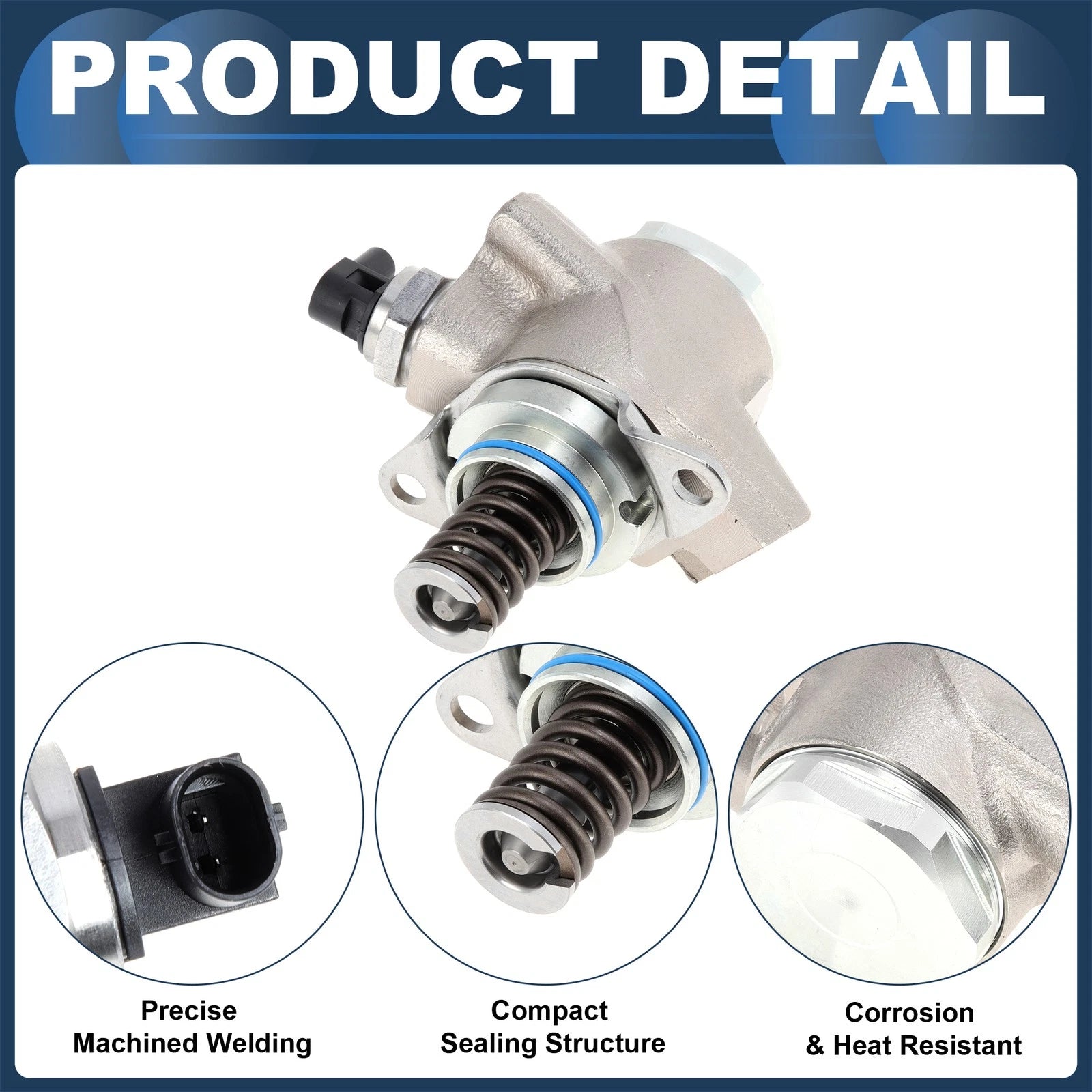 High Pressure Fuel Pump for Audi A4 A6 Q5 3.2L (2005–2012) No. 06E127025AC