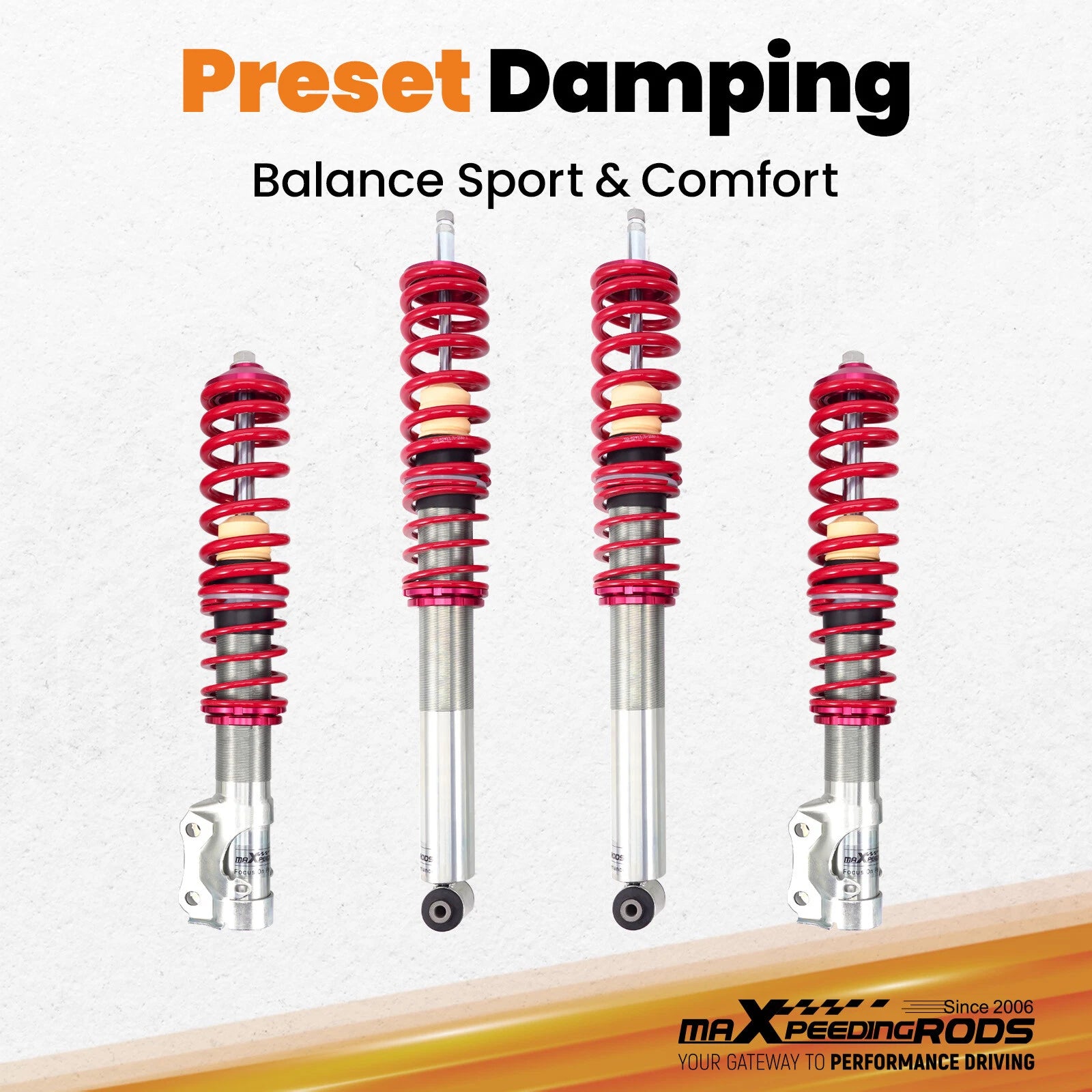 Coilovers Suspension Kit for Volkswagen Golf Rabbit Jetta (1992-1999)