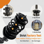 Set of 4 Struts w/ Coil Spring for Lexus ES350 (2007–2012)