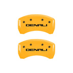 Set of 4 Caliper Covers Yellow OEM for 2017–2020 GMC Acadia by MGP