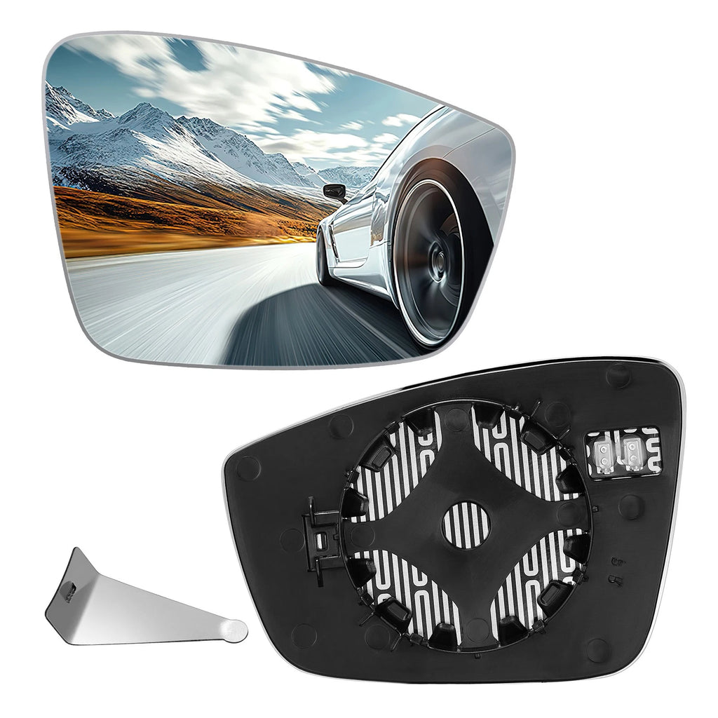 Right Heated Mirror Glass for VW Jetta Passat (2011–2018)