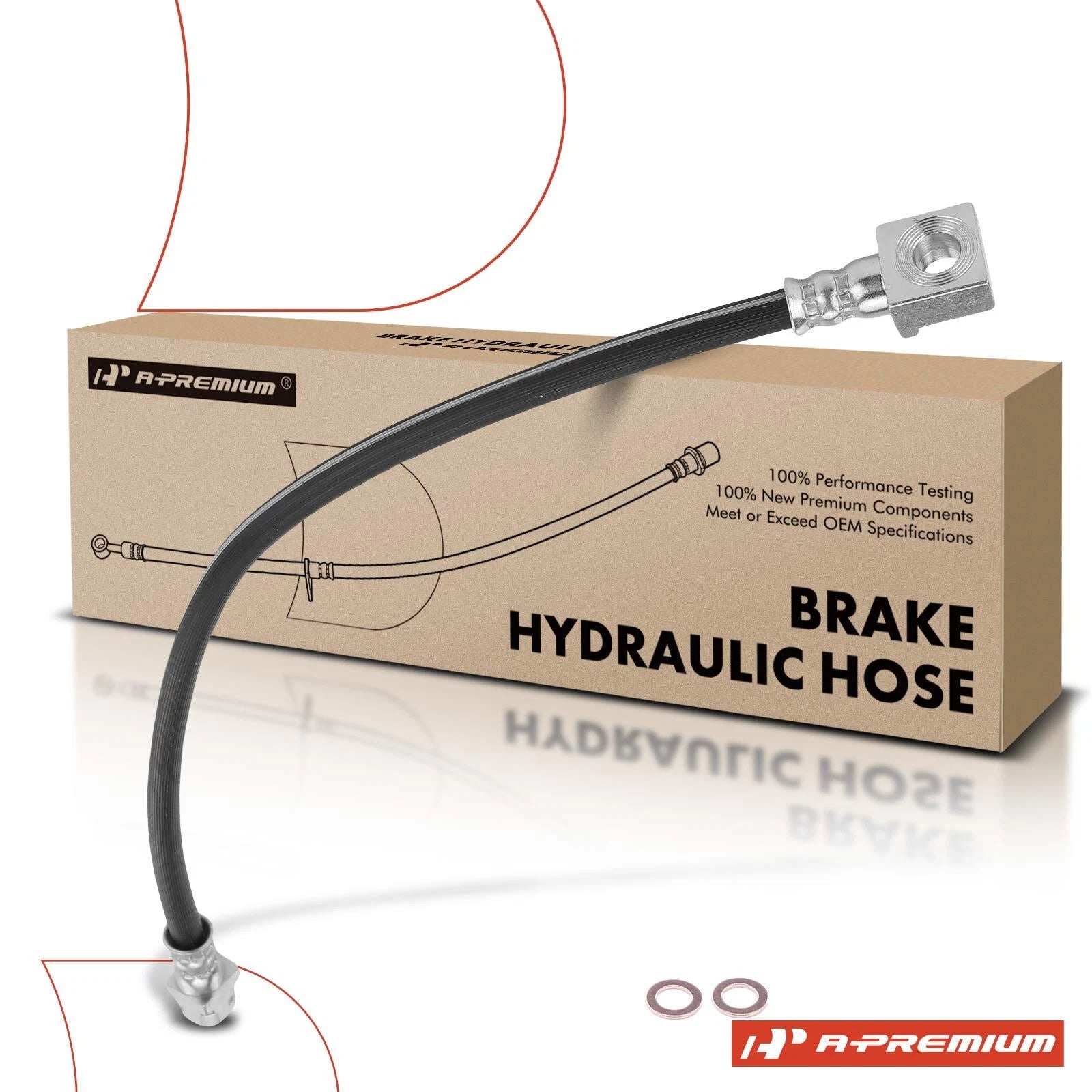 Rear Left Brake Hydraulic Hose for Chevrolet Corvette (2006–2013)