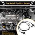 1 Pc Crankshaft Position Sensor No.0021531728 for Mercedes-Benz W140 S420 (1993–1998)